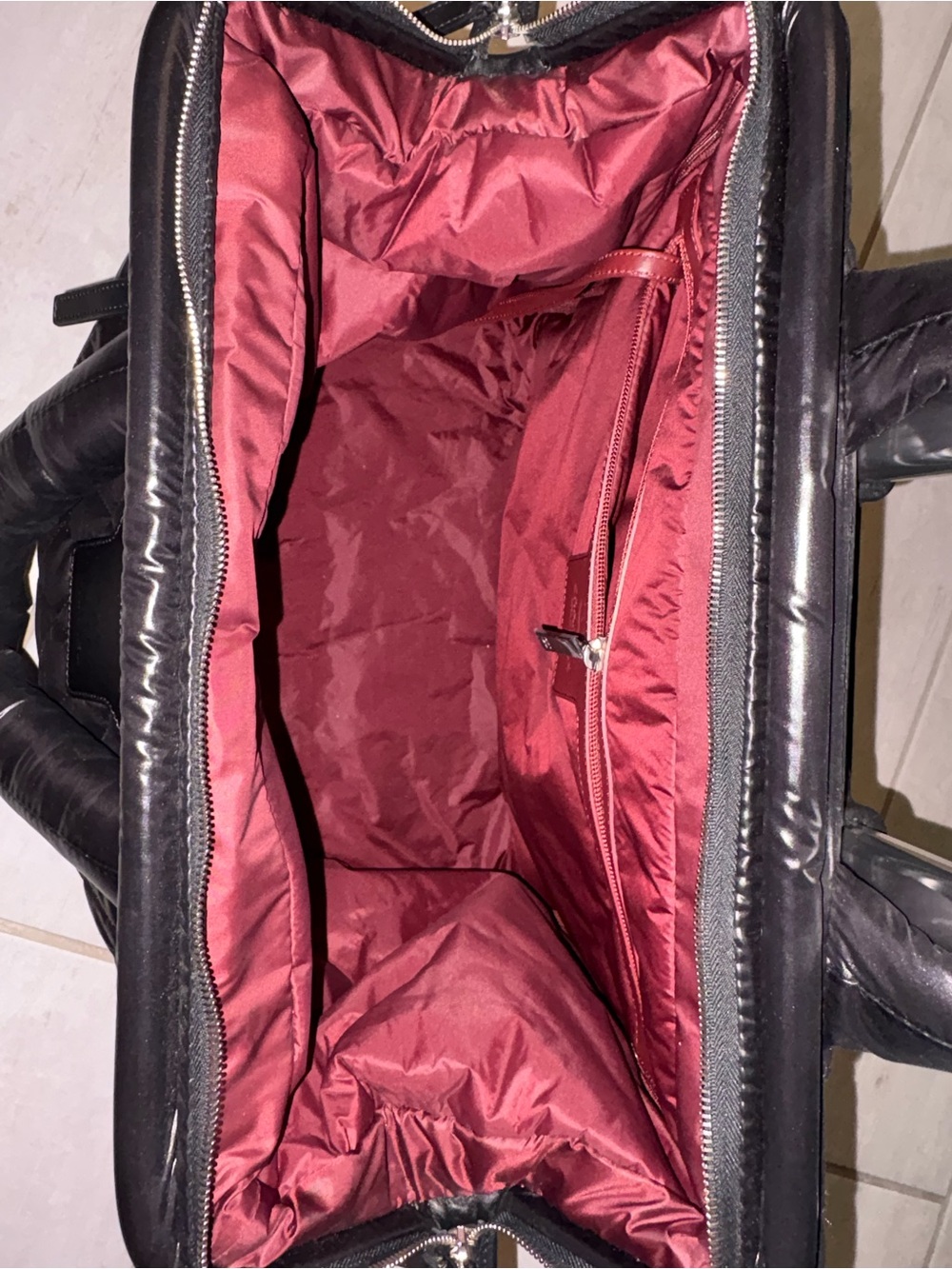 CHANEL Black Quilted Puffer Laptop Tote with Top Handles - Picture 4 of 4